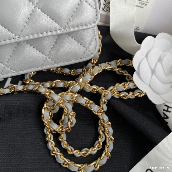 Firstbag Ru NEW EDITION WALLET CHAIN LAMBSKIN CHANEL 0717